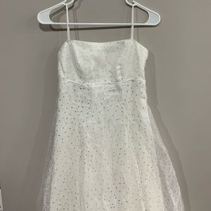 White prom dress
